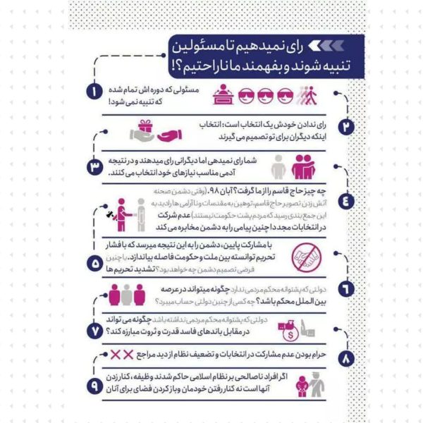 رای نمی دهم تا